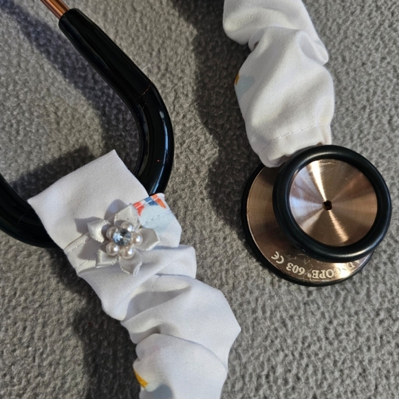 Handmade Summer Sun Rainbow Print Stethoscope Sleeve: Washable Colorful And Fun - Picture 3 of 5